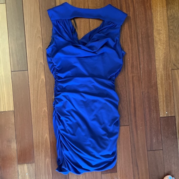 Royal blue cocktail dress - Picture 4 of 4